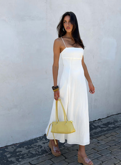 Brightwell Maxi Dress White