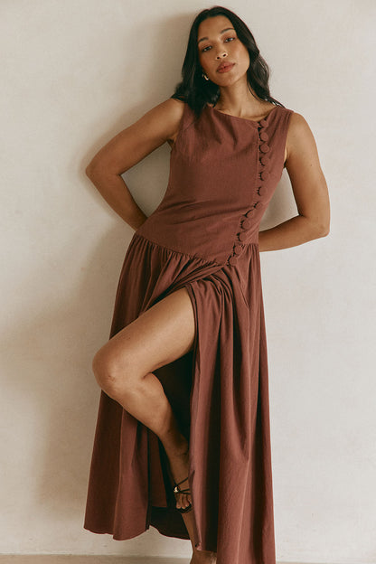 Odessa Dress - Chocolate