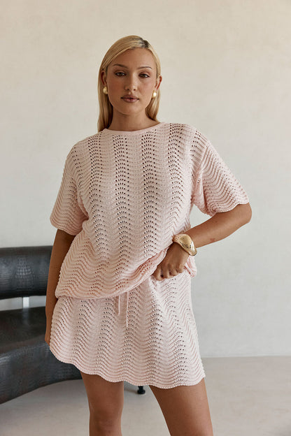 Leah Top - Blush