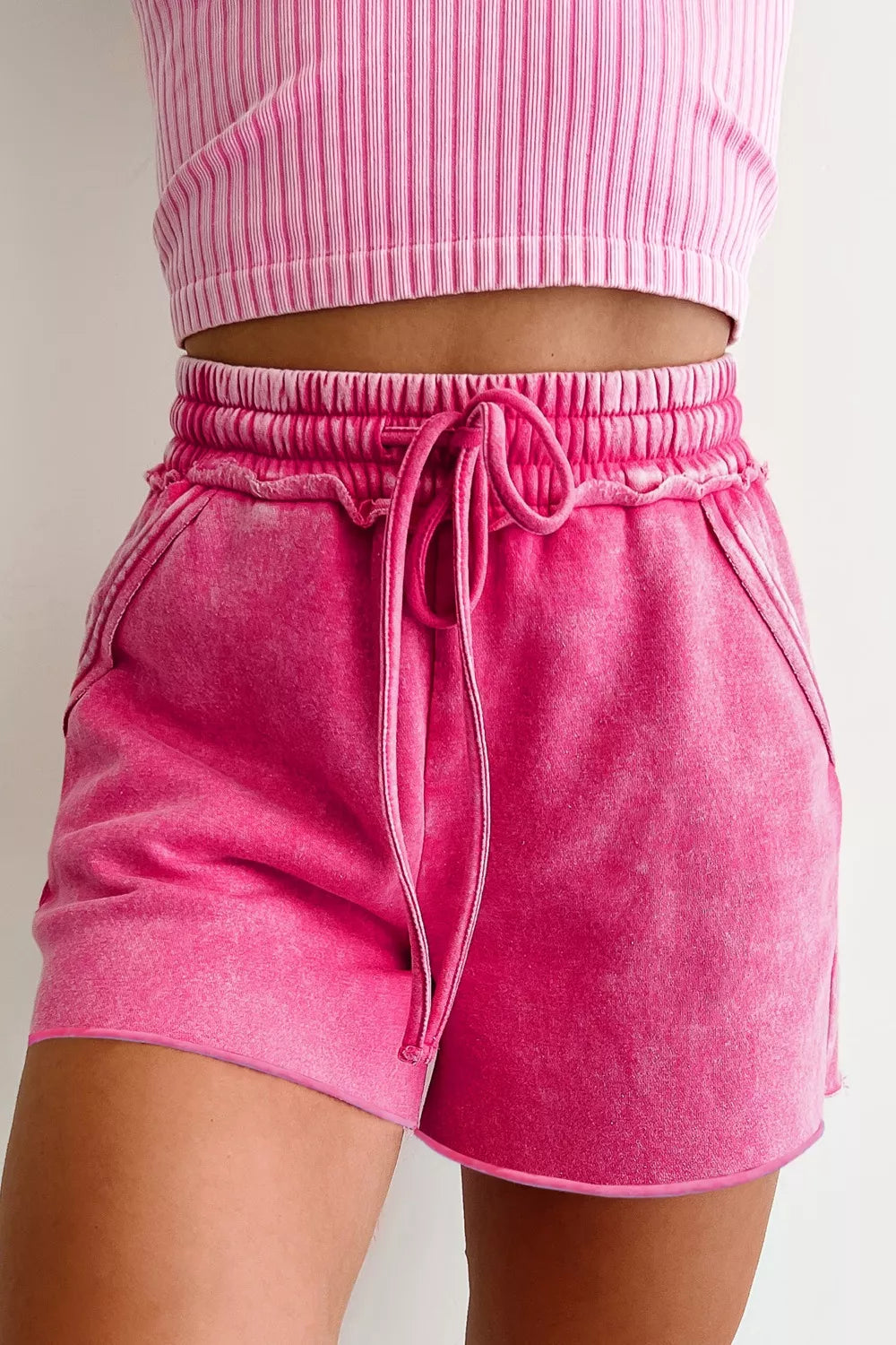 Hazel Blues® |  Drawstring Shorts with Pockets