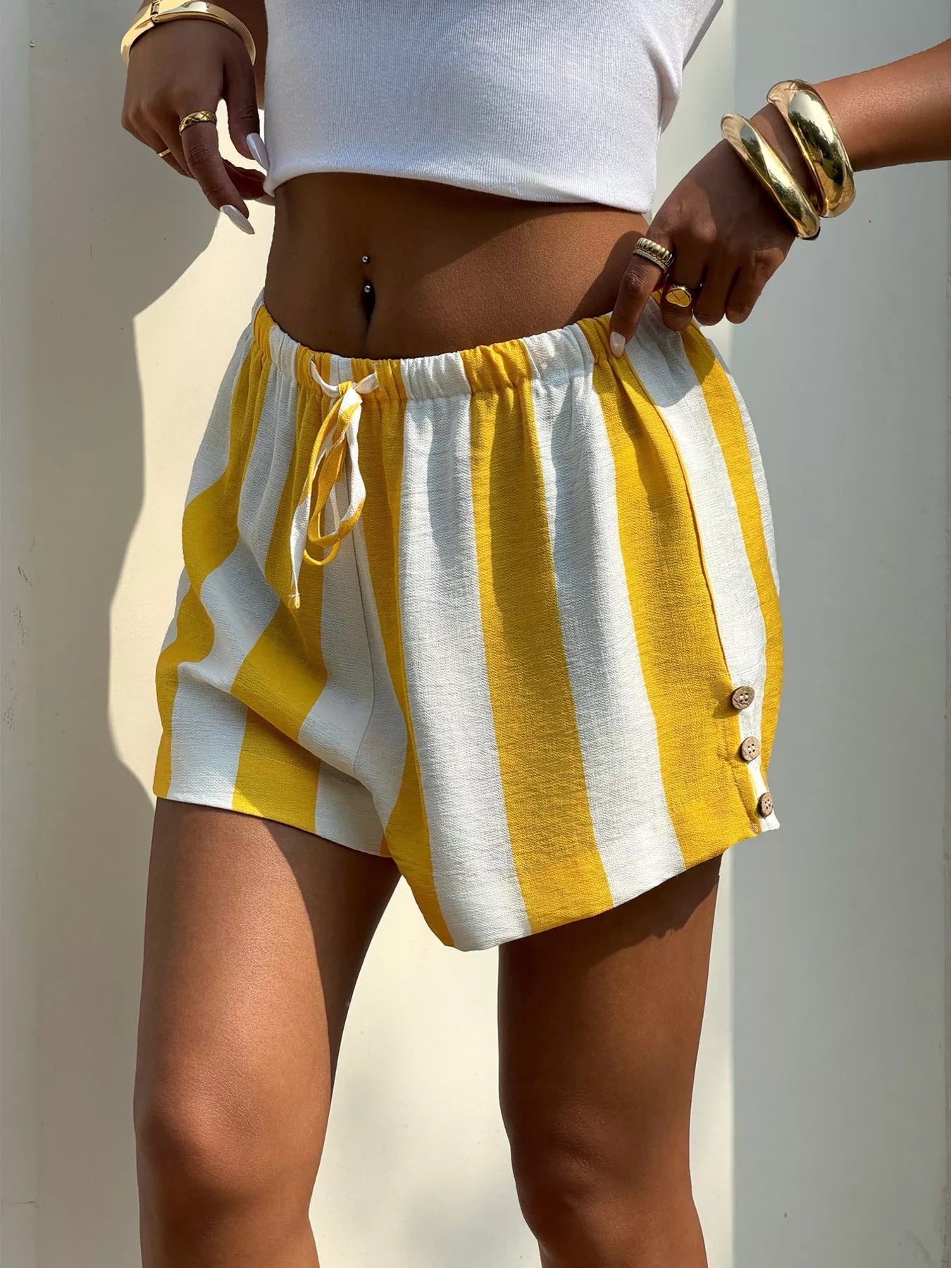 Hazel Blues® |  Stripe Right Shorts