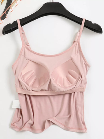 Hazel Blues® |  Modal Adjustable Strap Padded Cami and Shorts Set