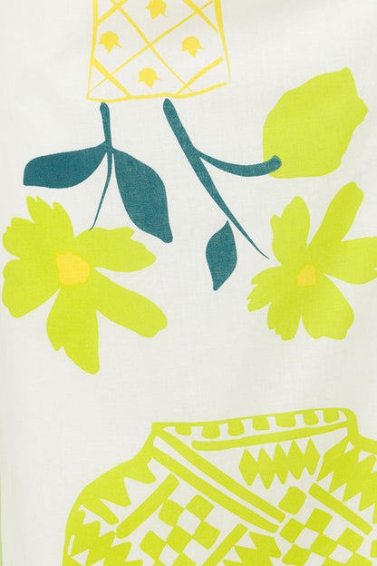 Pluto Midi Skirt - Prego Verde