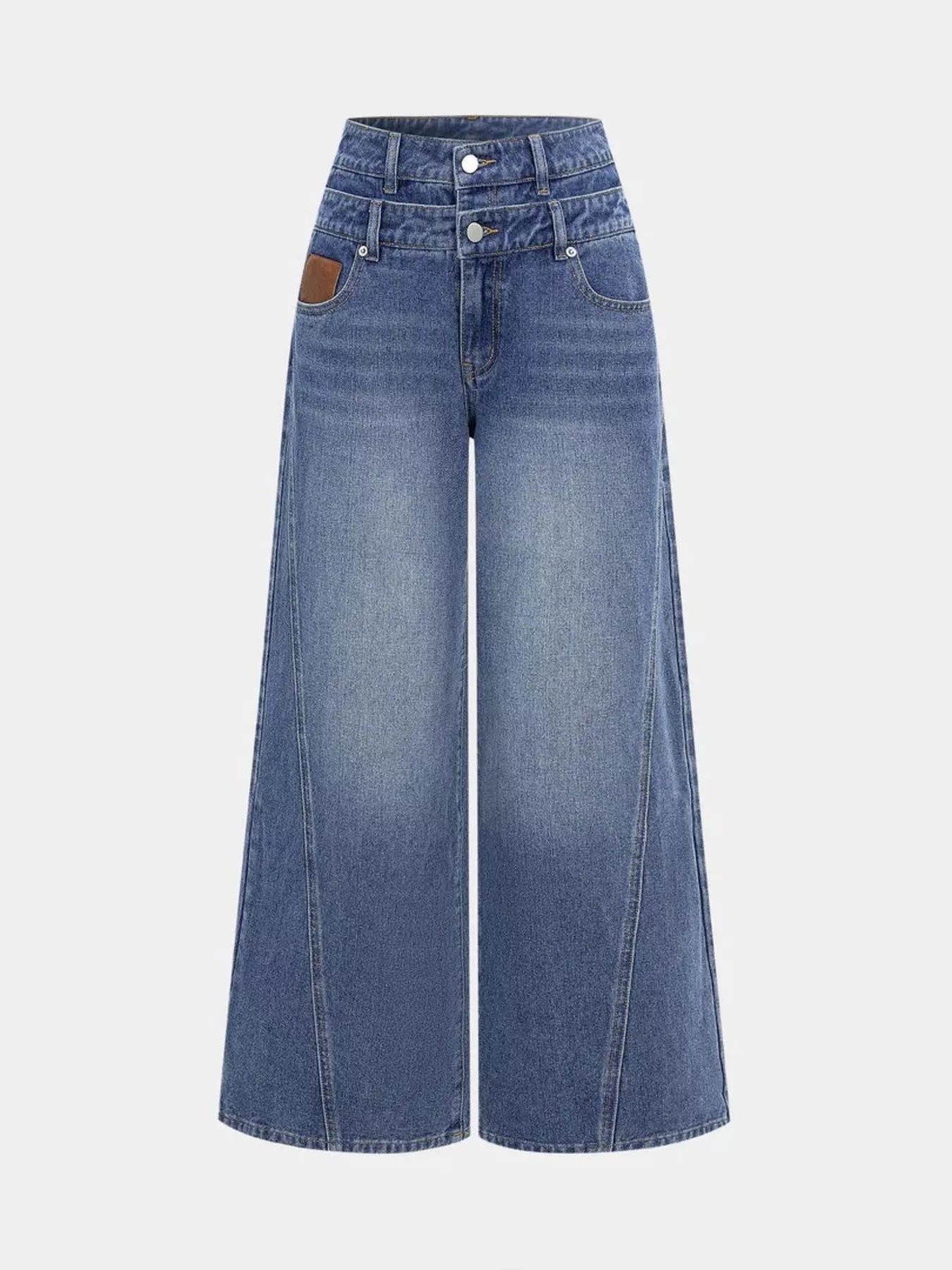 Hazel Blues® |  High Waist Wide Leg Jeans