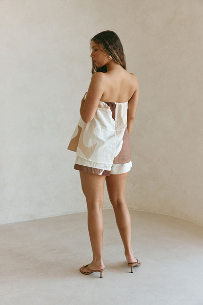 Ria Playsuit - Sable Floral