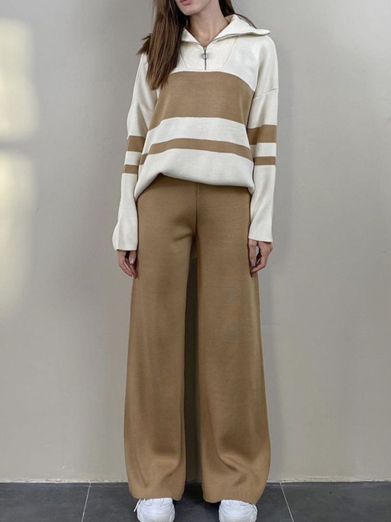 Hazel Blues® |  Long Sleeve Top and Pants Sweater Set