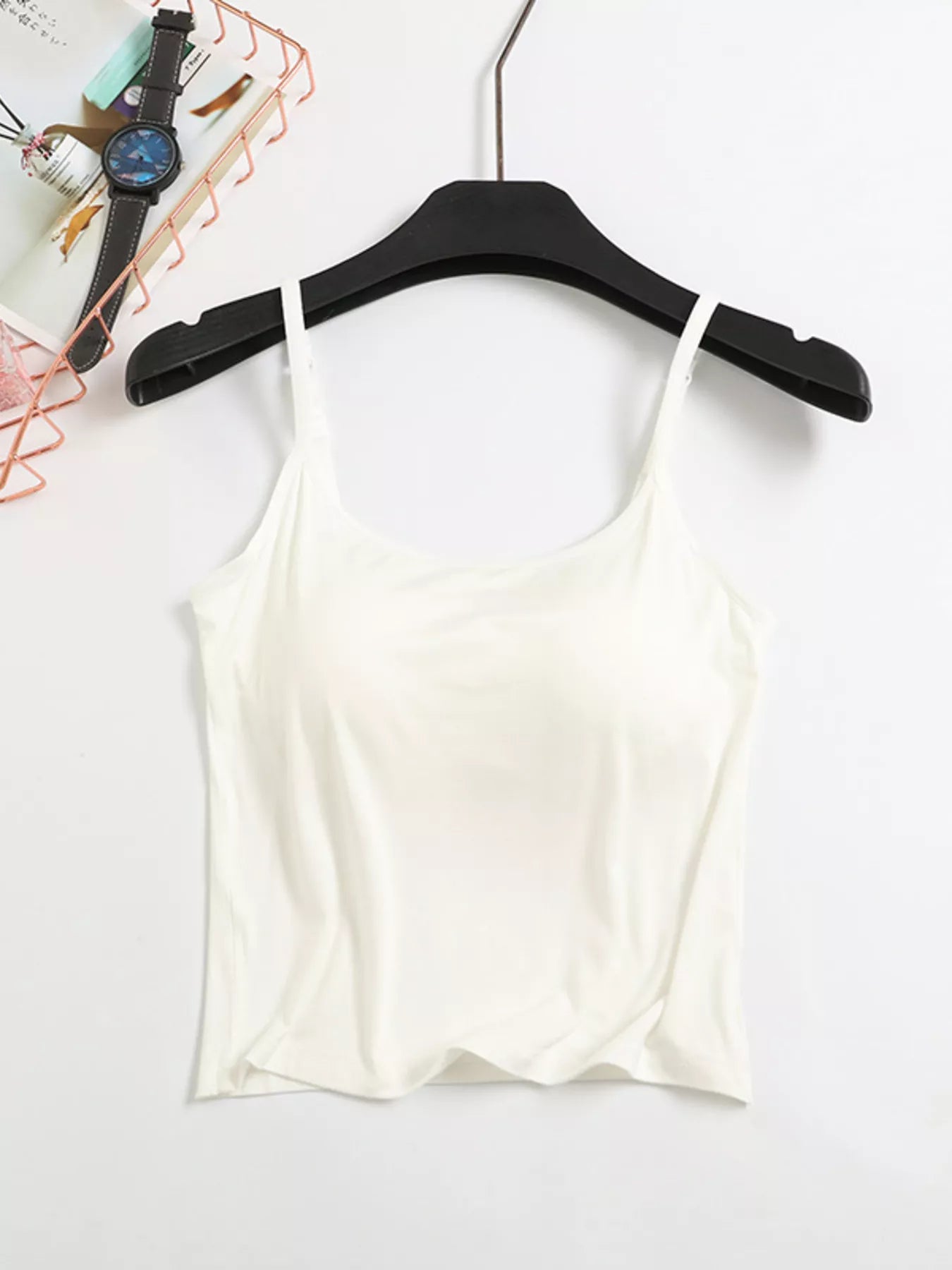 Hazel Blues® |  Modal Adjustable Strap Padded Cami and Shorts Set