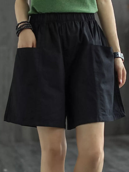 Hazel Blues® |  Elastic Waist Casual Shorts