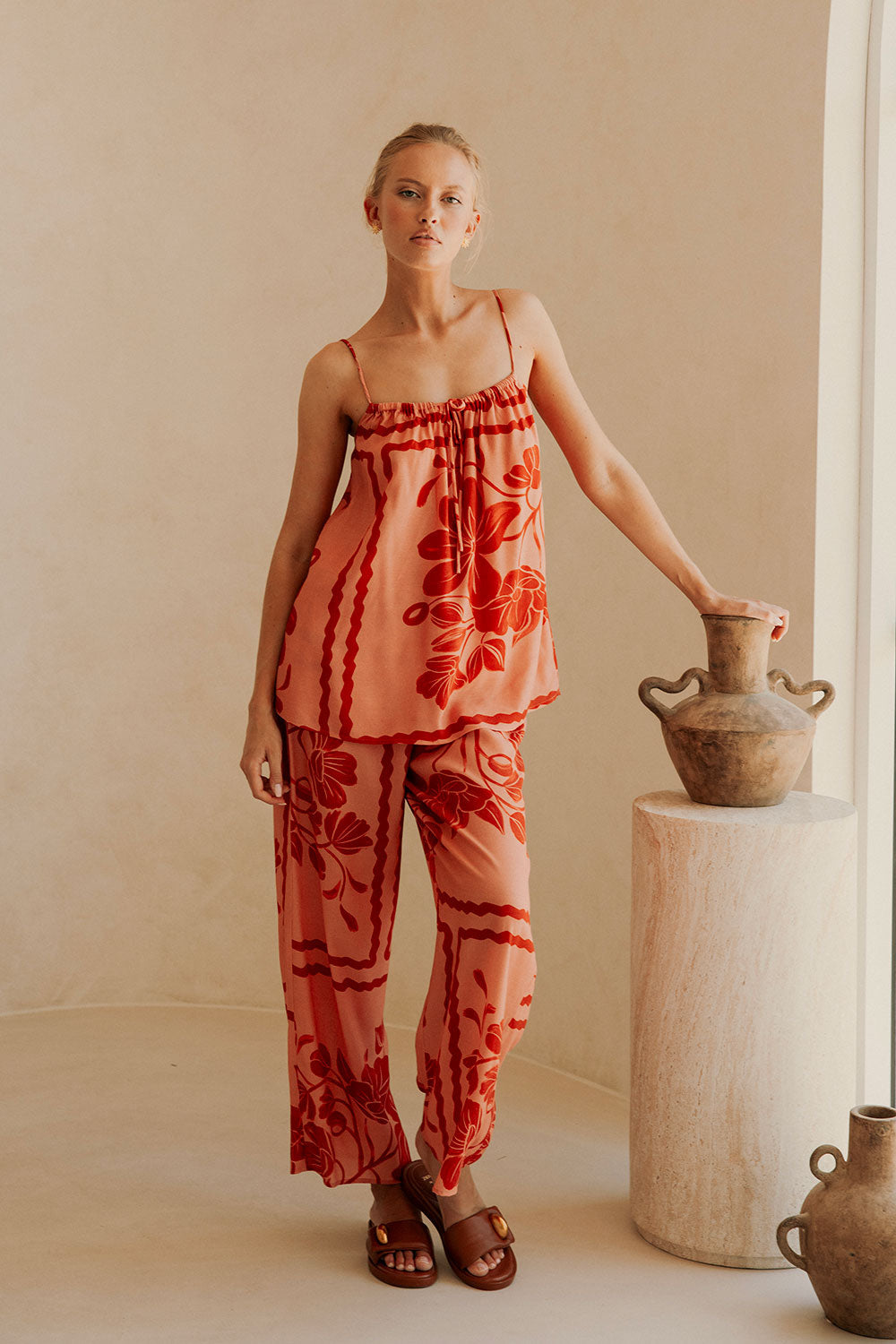 Alani Pants - Fiore Postcards