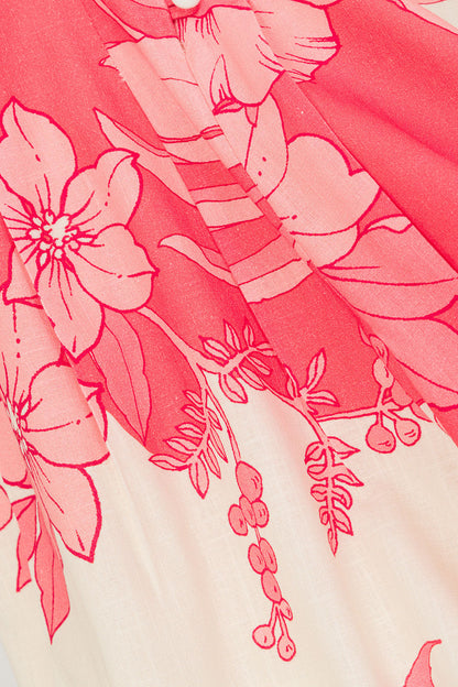 Jade Playsuit  - Flora Sunset