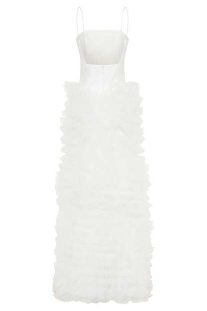 Magnolia Tiered Ruffle Maxi Dress - Ivory