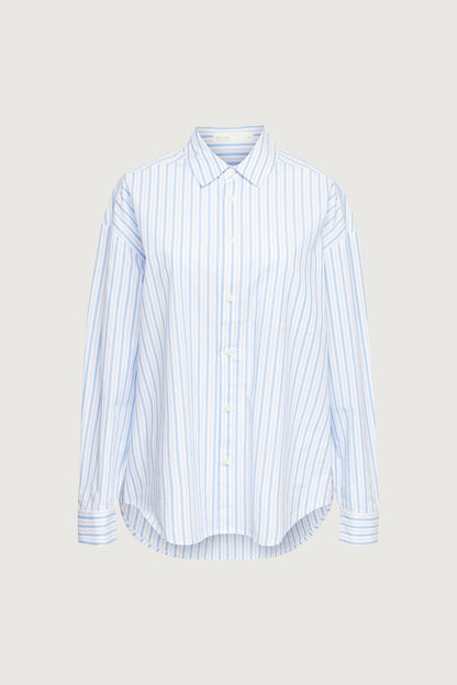 STRIPED COTTON POPLIN SHIRT
