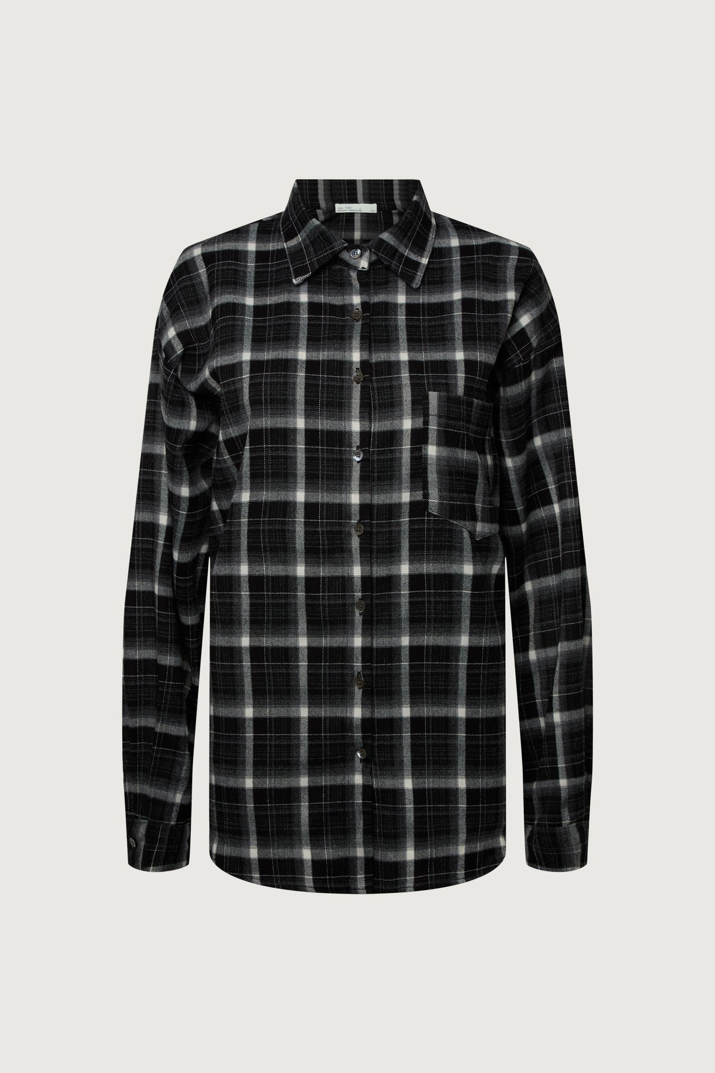 OVERSIZED FLANNEL PLAID SHIRT