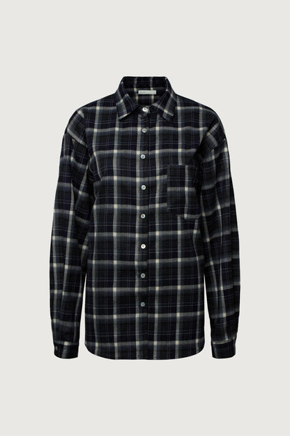 OVERSIZED FLANNEL PLAID SHIRT