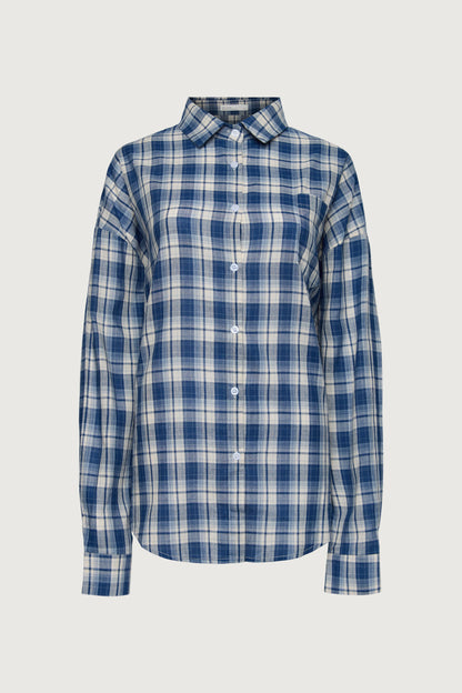 RELAXED VINTAGE PLAID SHIRT