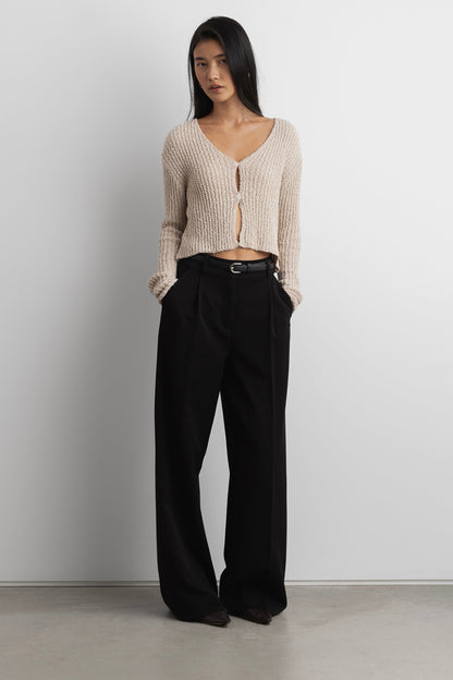 LIGHTWEIGHT KNIT CARDIGAN