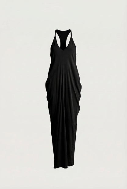 HALTER NECK MAXI DRESS