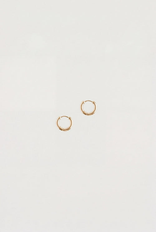 SMALL HOOP EARRINGS WITH HINGE