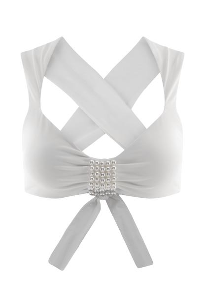 Merida Pearl Bikini Top - White