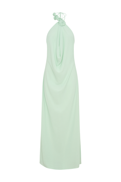 Rosalia Cowl Neck Maxi Dress - Sage