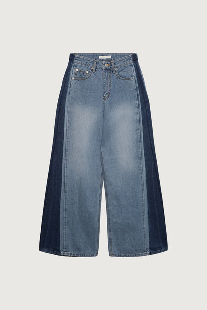 DUO TONE WASH STRAIGHT LEG DENIM JEAN