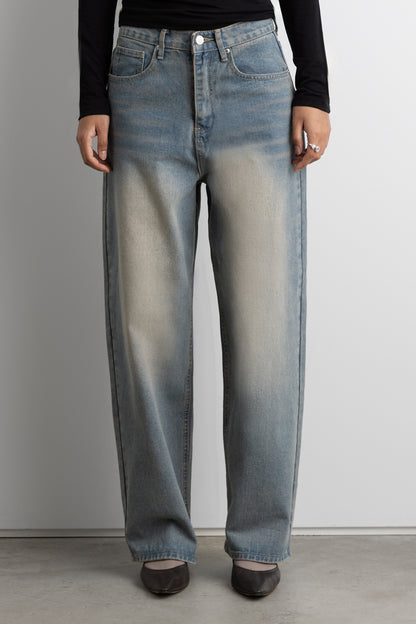 27" VINTAGE WASH REGULAR DENIM JEAN