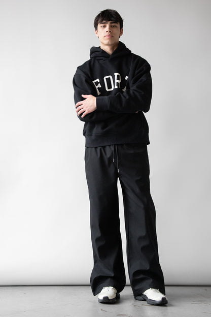 ELASTIC WAIST NYLON PANT
