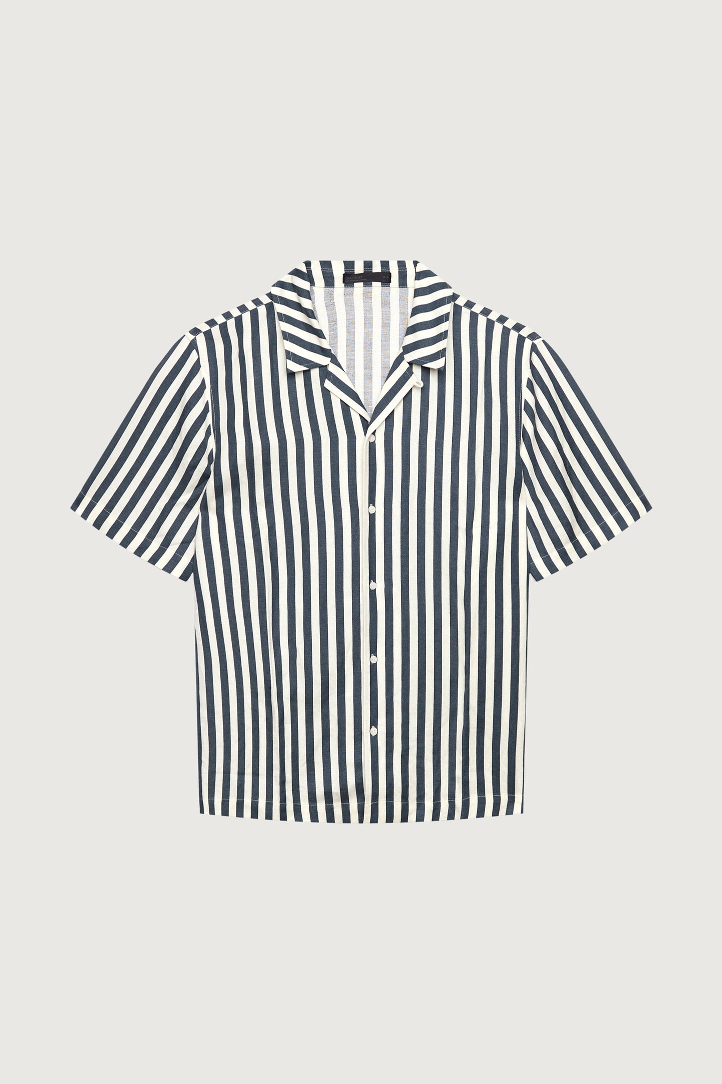 LINEN BLEND BUTTON-UP SHIRT