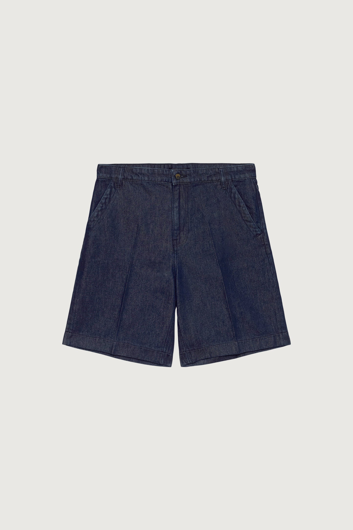 OVERSIZED PRESSED DENIM JORT