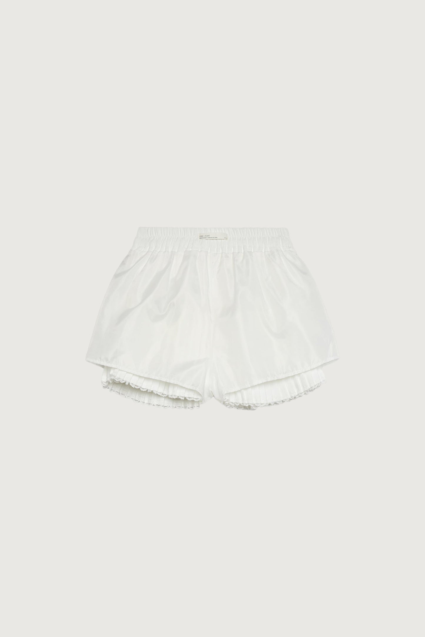 PLEATED TIERED MINI SKORT