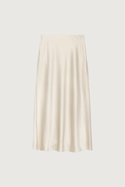 SATIN MAXI SKIRT