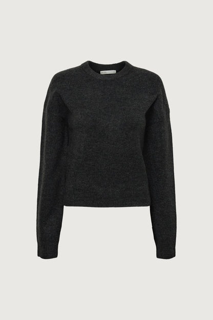 CROPPED CREWNECK SWEATER