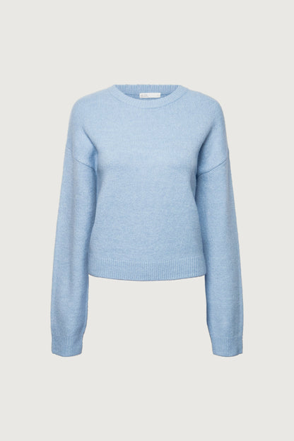 CROPPED CREWNECK SWEATER