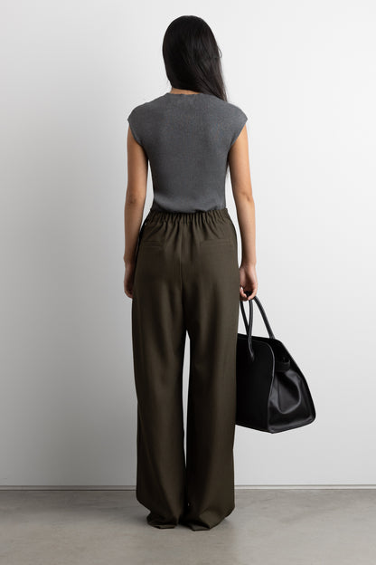 KNIT MOCKNECK TOP