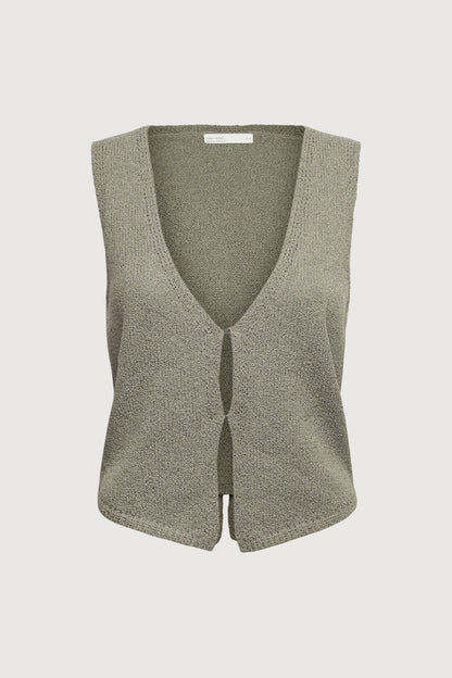 OPEN FRONT KNIT TANK