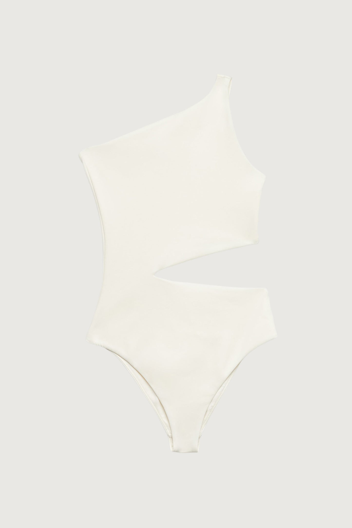 ONE SHOULDER ONE-PIECE SWIMSUIT WITH CUTOUT