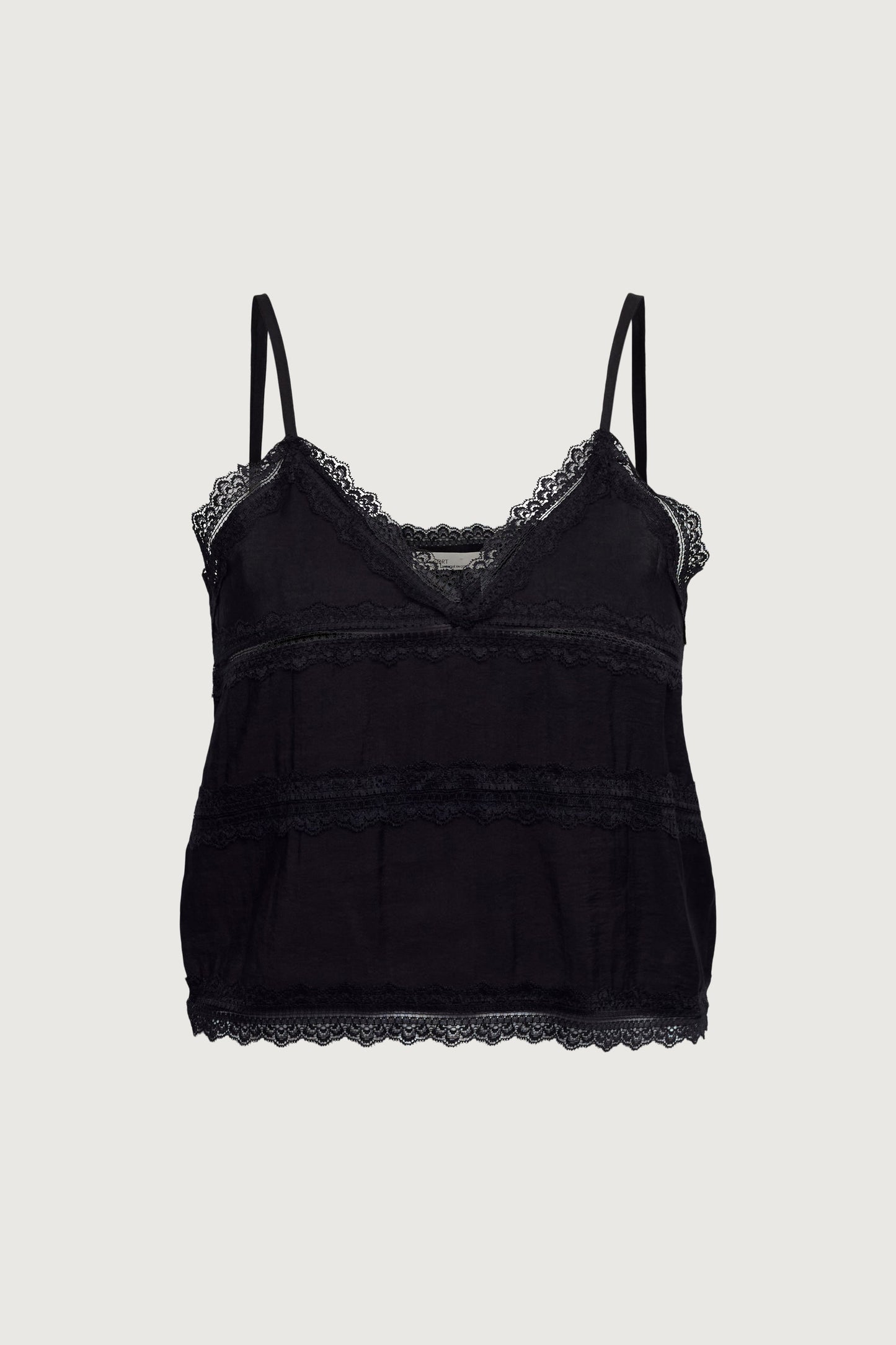 TIERED LACE CAMI TOP