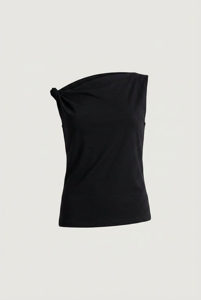 100% COTTON BOAT NECKLINE TANK