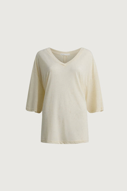 OVERSIZED V-NECK T-SHIRT