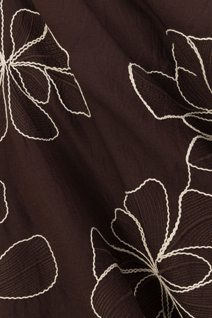 Aurelia Dress - Chocolate Floral