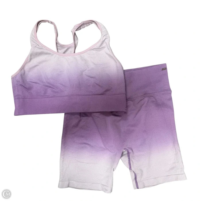 Athletic Shorts 2pc By Pink In Purple, Size: M