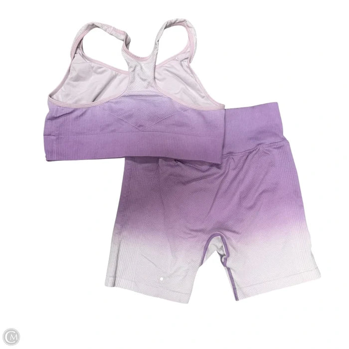 Athletic Shorts 2pc By Pink In Purple, Size: M