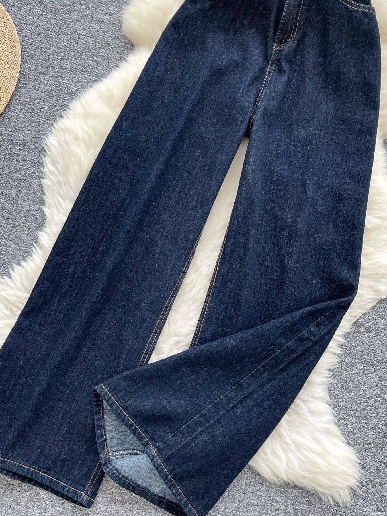 Hazel Blues® |  High Waist Wide Leg Jeans