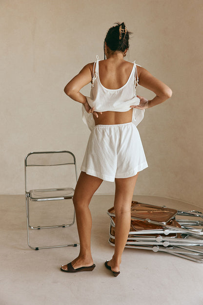 Myka Shorts - White