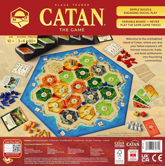 Catan 6th Edition Strategy Board Game (2025)