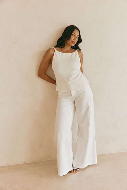Illaria Top - White Bead