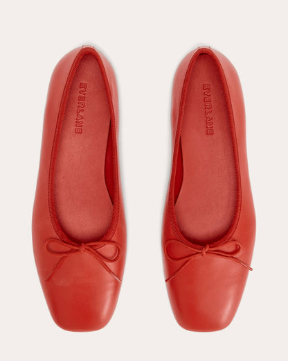 The Day Ballet Flat | Poppy Red