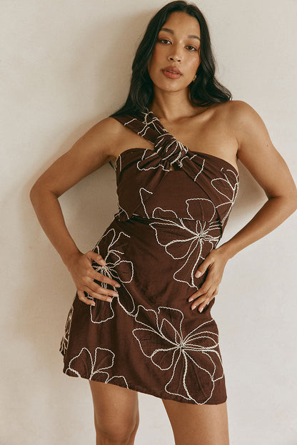 Dimmi Dress - Chocolate Floral