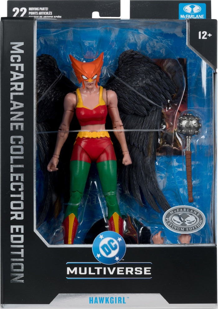 DC McFarlane Collector Edition #63 7 Inch Action Figure - Hawkgirl (Platinum Edition)