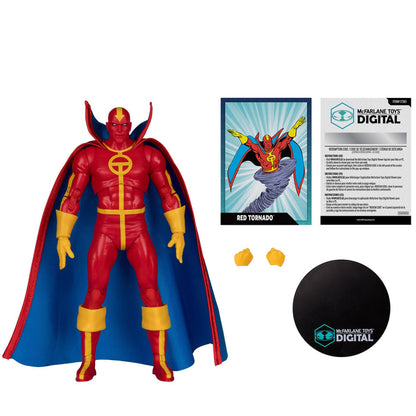 DC McFarlane Digital 7 Inch Action Figure Wave 6 - Red Tornado (Bronze Age)